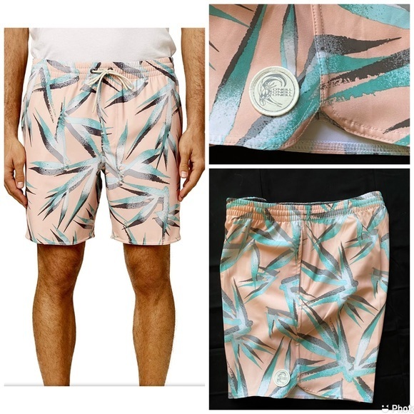 O'NEILL‎ Water Resistant Stretch Volley Swim Boardshorts - Picture 1 of 9